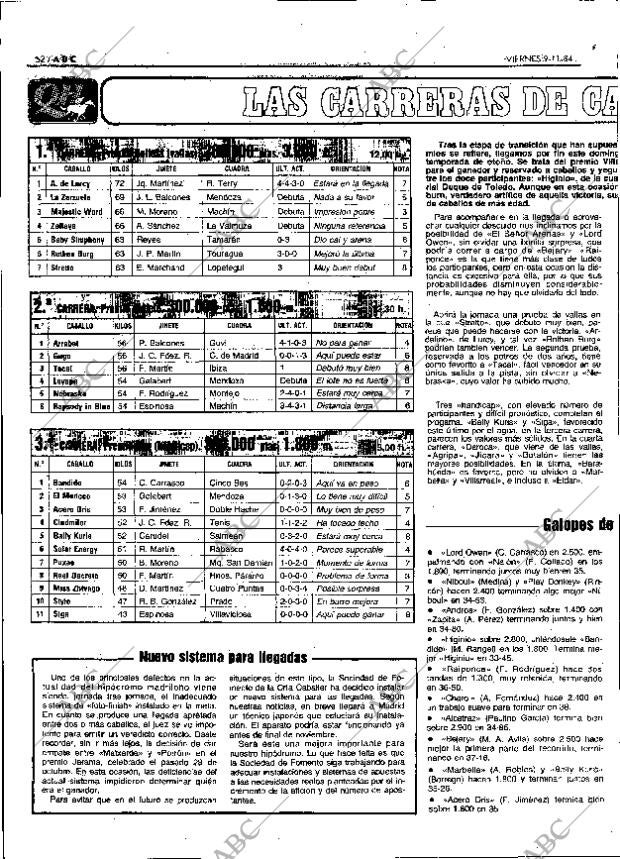 ABC MADRID 09-11-1984 página 52