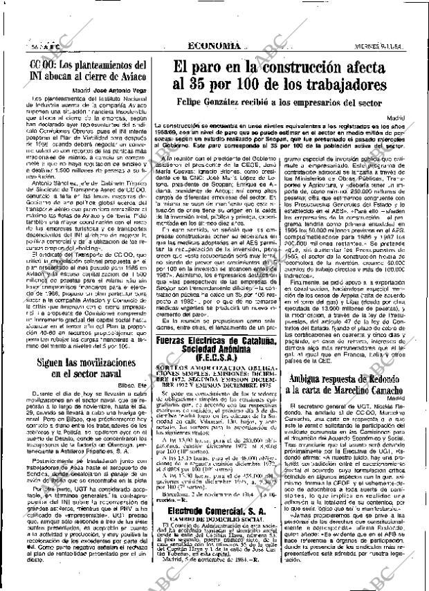 ABC MADRID 09-11-1984 página 56