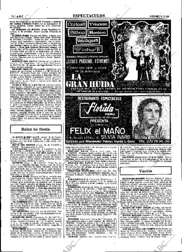 ABC MADRID 09-11-1984 página 76