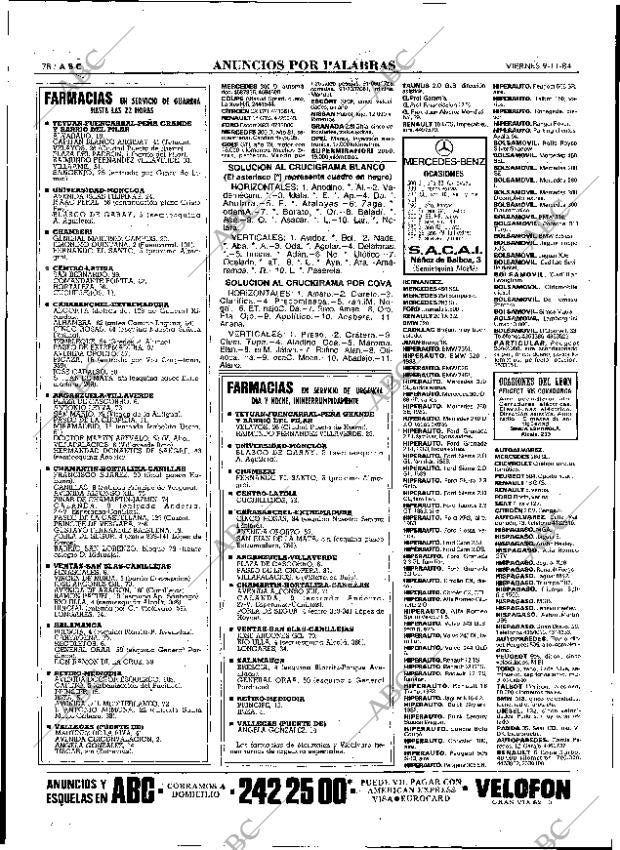 ABC MADRID 09-11-1984 página 78
