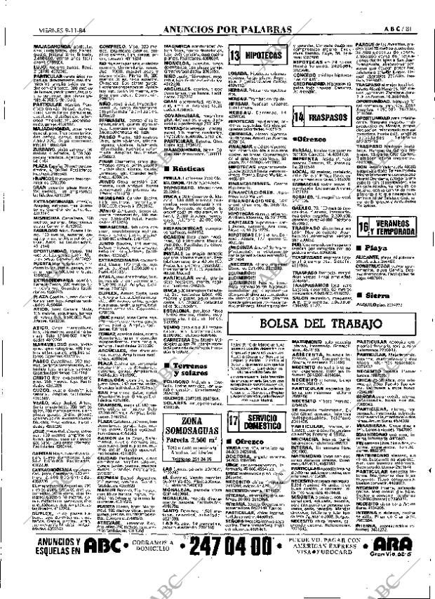 ABC MADRID 09-11-1984 página 81