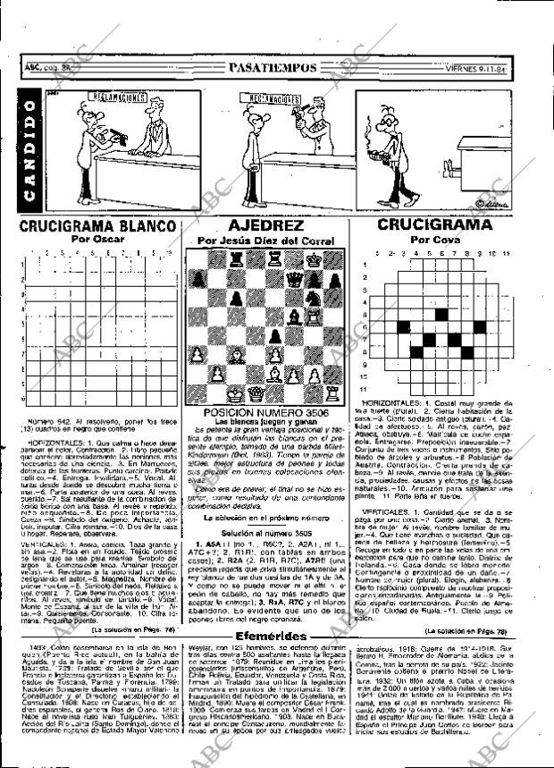 ABC MADRID 09-11-1984 página 88