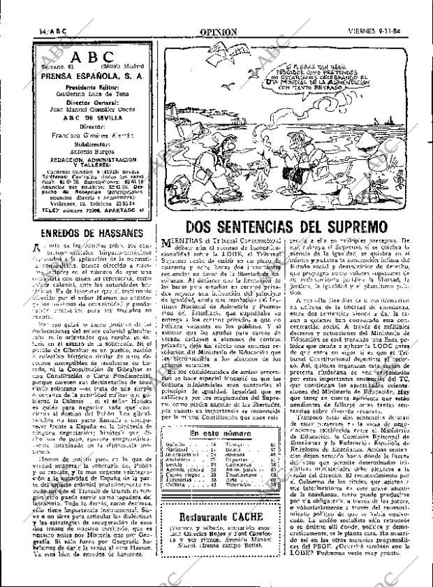 ABC SEVILLA 09-11-1984 página 14