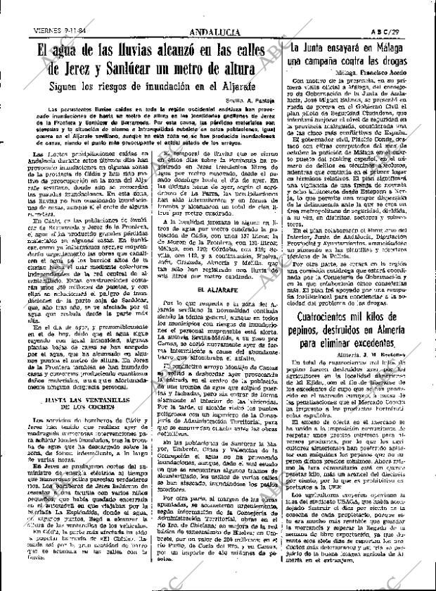 ABC SEVILLA 09-11-1984 página 29