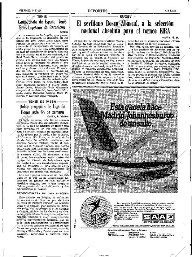 ABC SEVILLA 09-11-1984 página 55