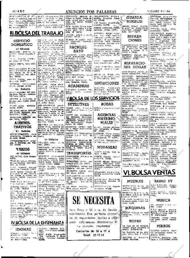 ABC SEVILLA 09-11-1984 página 62