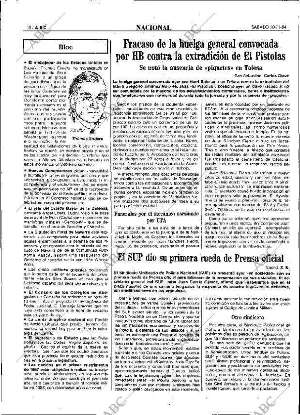 ABC MADRID 10-11-1984 página 18