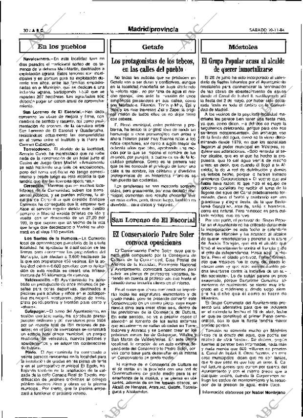 ABC MADRID 10-11-1984 página 30