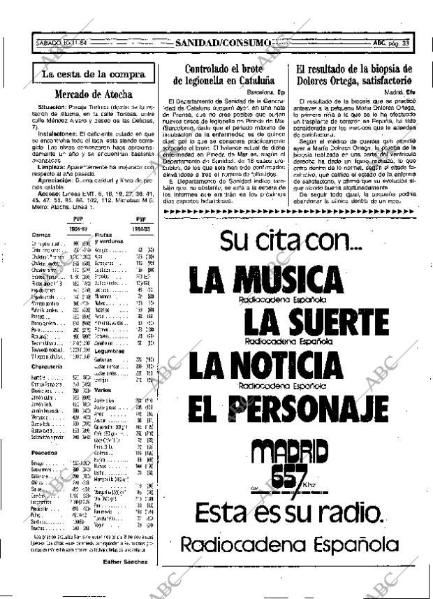 ABC MADRID 10-11-1984 página 33