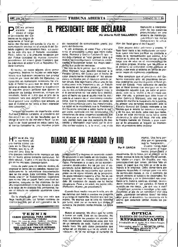 ABC MADRID 10-11-1984 página 34