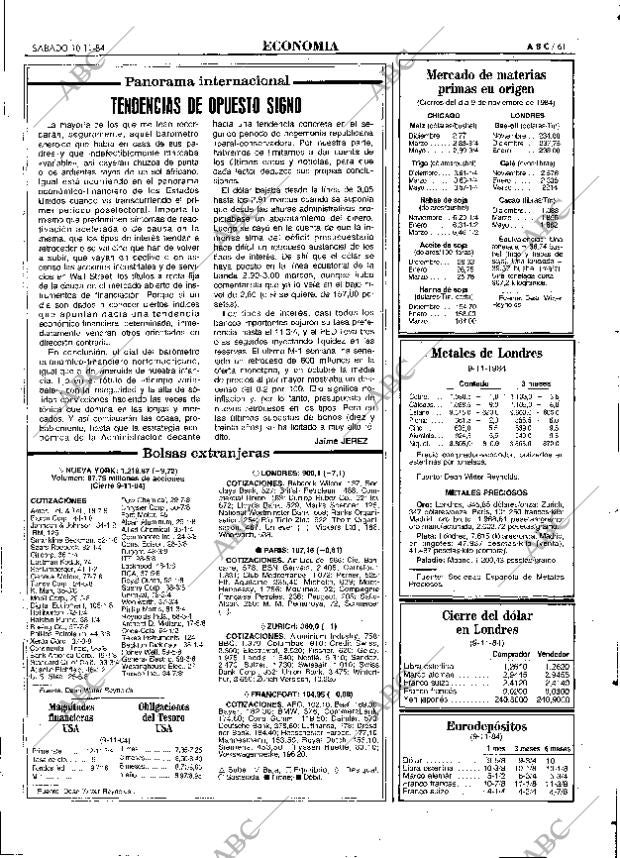 ABC MADRID 10-11-1984 página 61