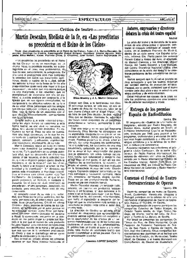 ABC MADRID 10-11-1984 página 67