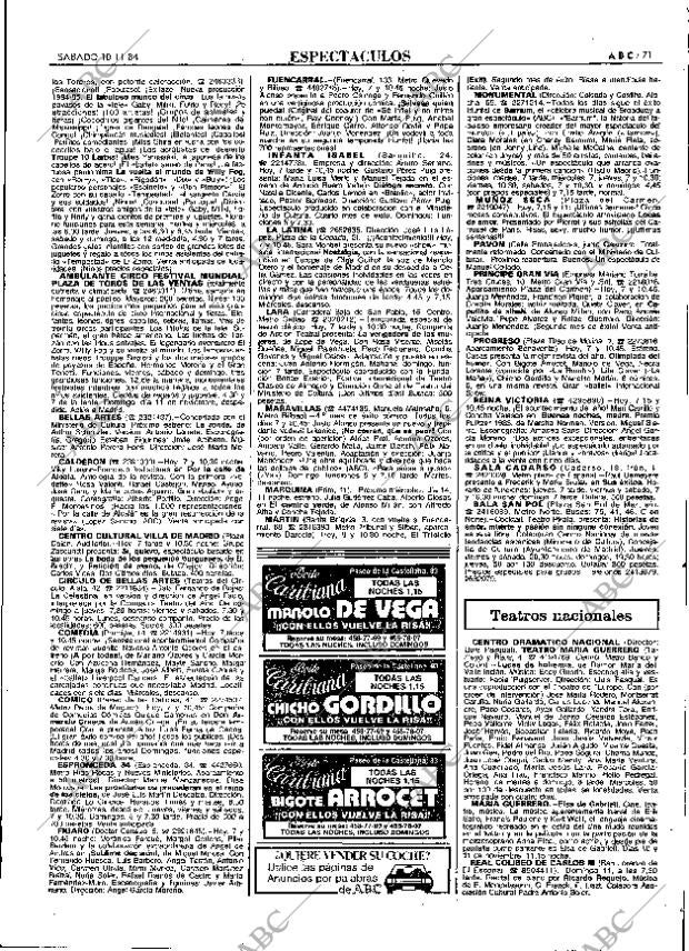 ABC MADRID 10-11-1984 página 71