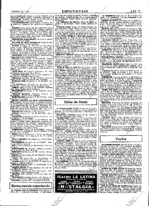 ABC MADRID 10-11-1984 página 75