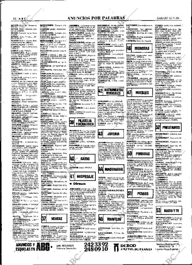 ABC MADRID 10-11-1984 página 82
