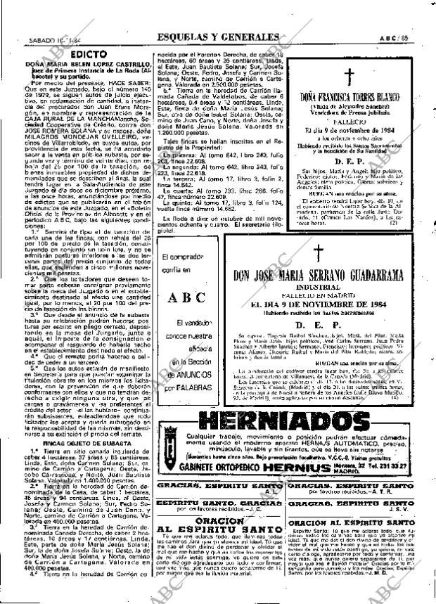 ABC MADRID 10-11-1984 página 85
