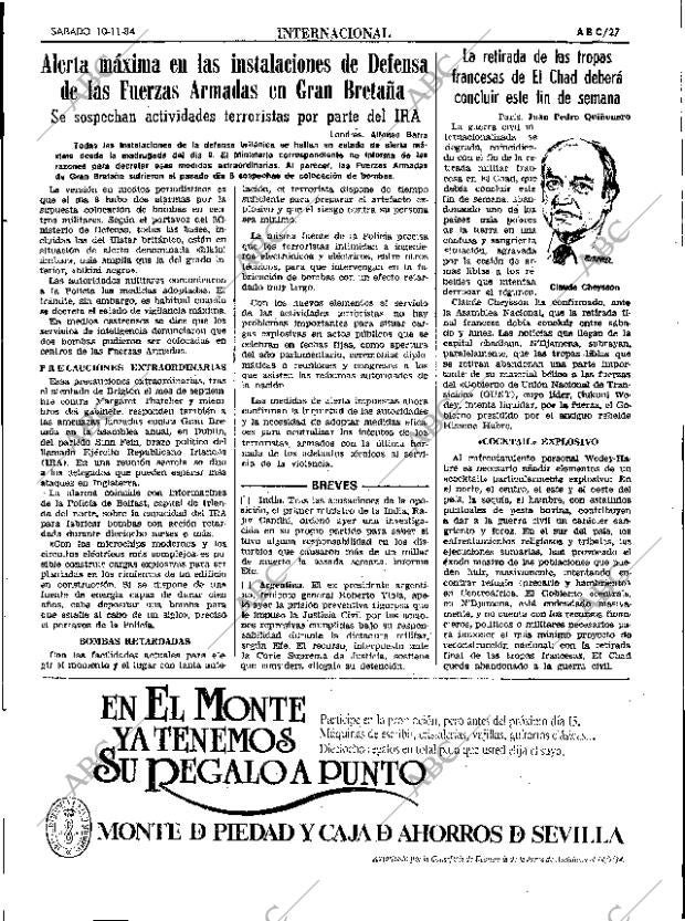 ABC SEVILLA 10-11-1984 página 27
