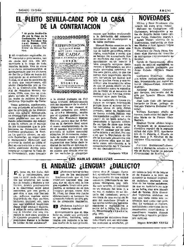 ABC SEVILLA 10-11-1984 página 41