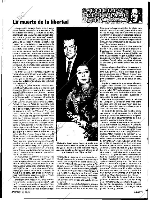 ABC SEVILLA 10-11-1984 página 71