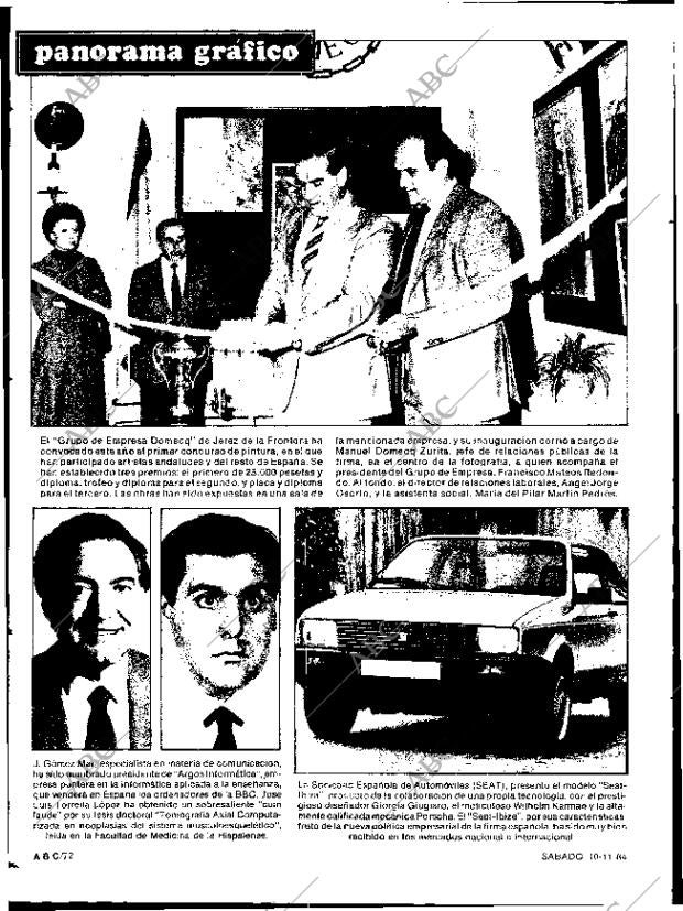 ABC SEVILLA 10-11-1984 página 72
