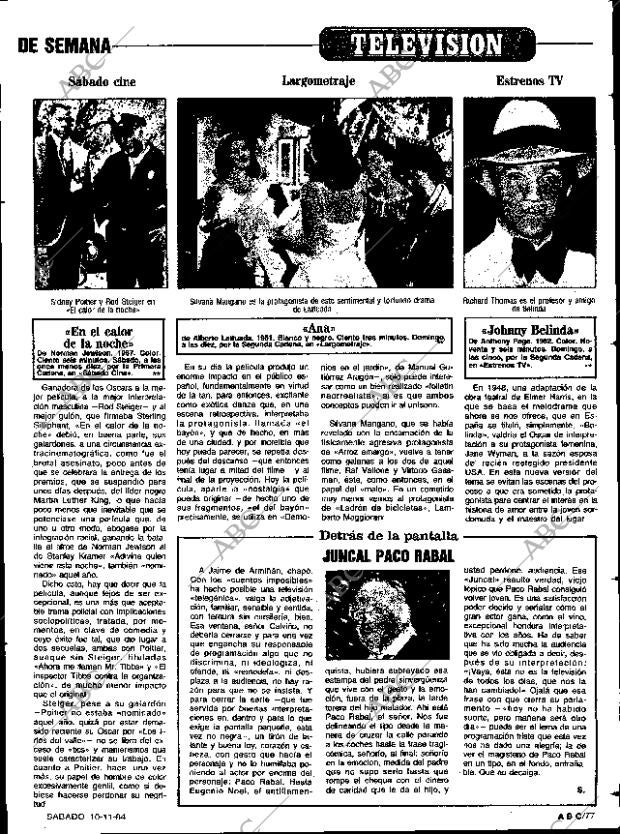 ABC SEVILLA 10-11-1984 página 77