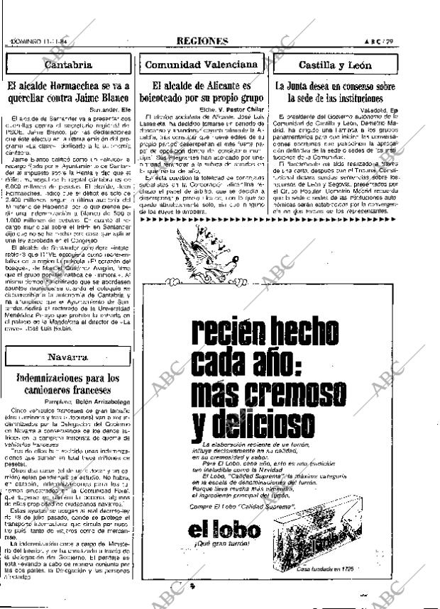 ABC MADRID 11-11-1984 página 29