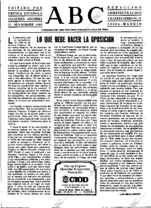 ABC MADRID 11-11-1984 página 3