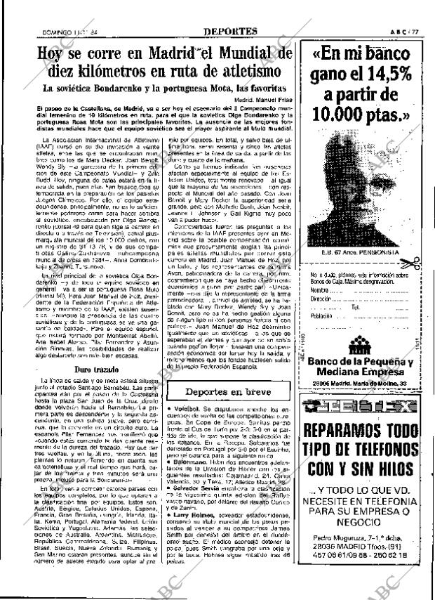 ABC MADRID 11-11-1984 página 77
