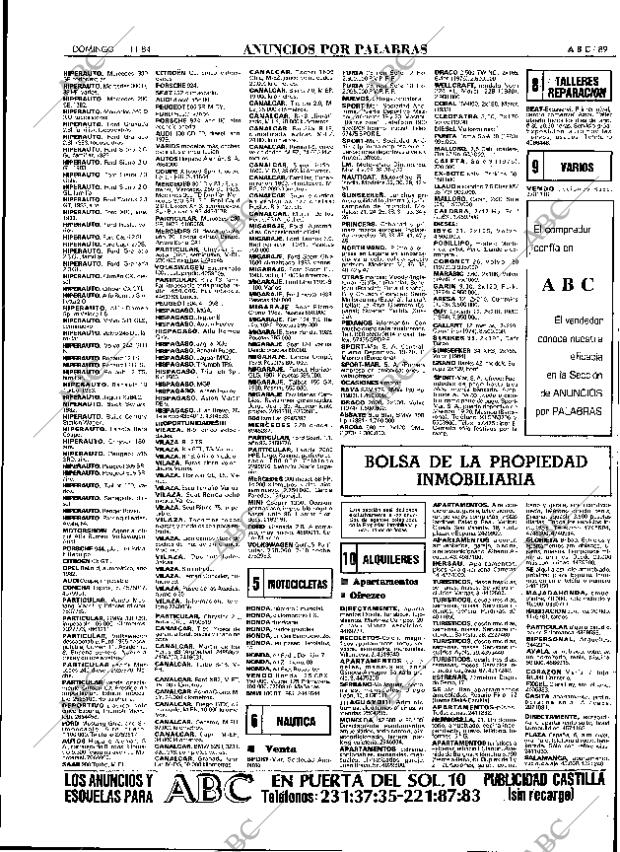 ABC MADRID 11-11-1984 página 89