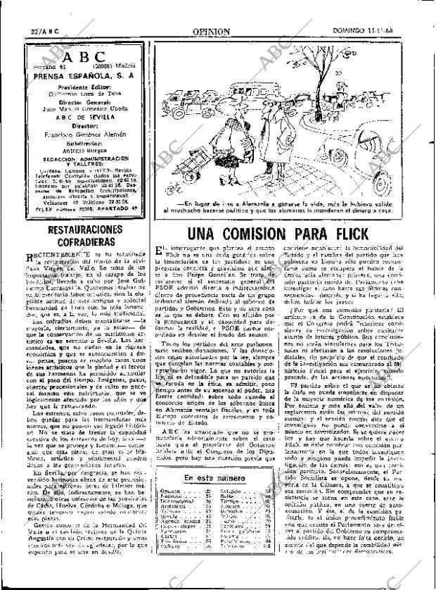 ABC SEVILLA 11-11-1984 página 22