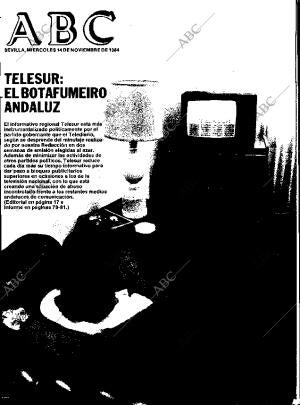 ABC SEVILLA 14-11-1984 página 1