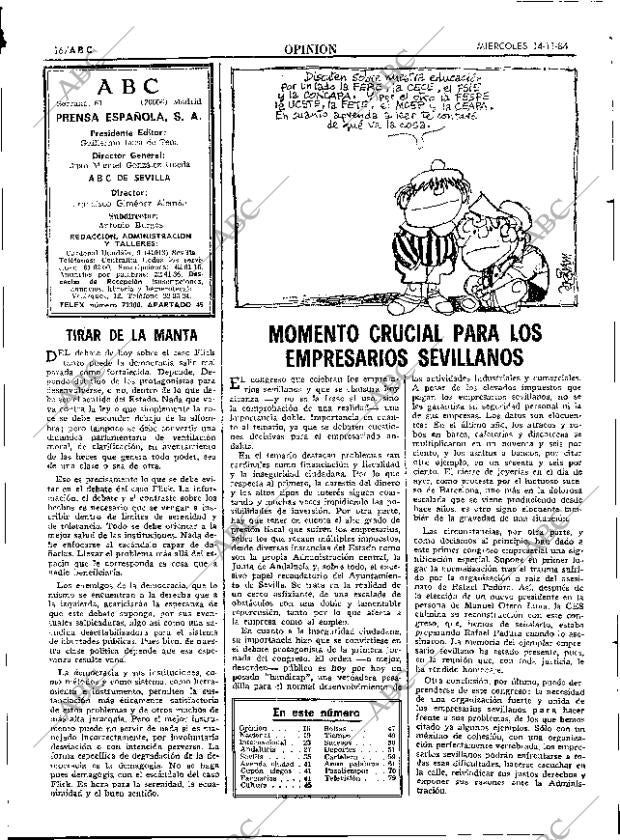 ABC SEVILLA 14-11-1984 página 16