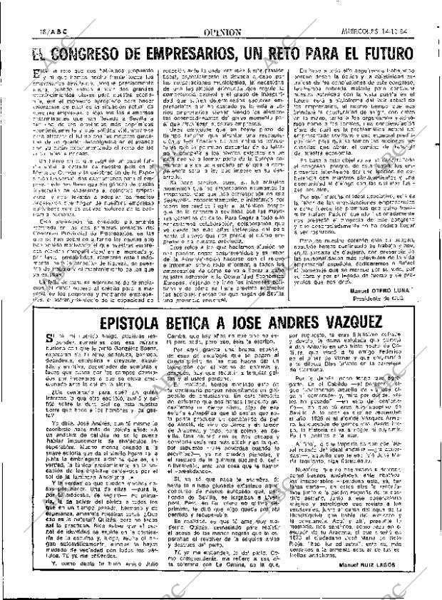 ABC SEVILLA 14-11-1984 página 18