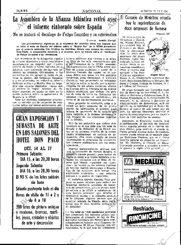 ABC SEVILLA 14-11-1984 página 24