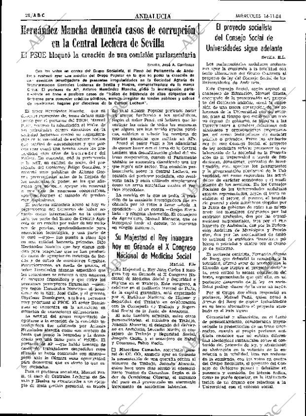 ABC SEVILLA 14-11-1984 página 28