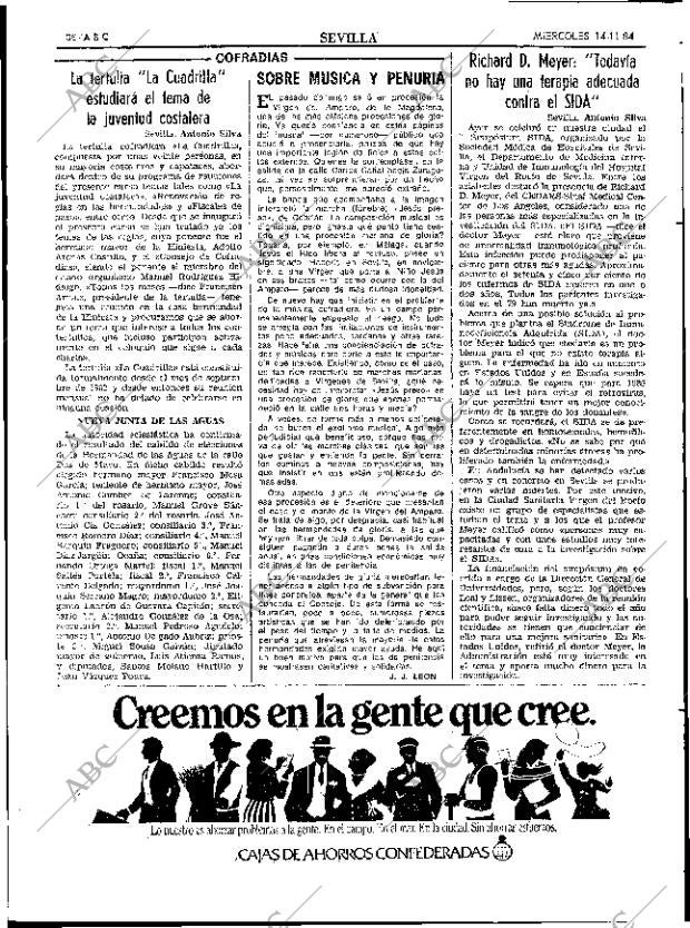 ABC SEVILLA 14-11-1984 página 38