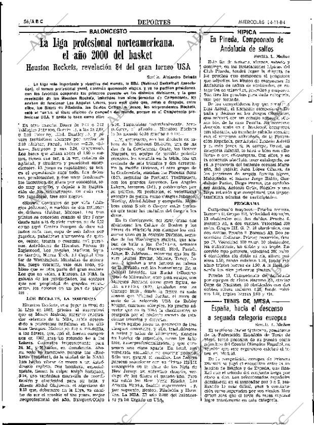 ABC SEVILLA 14-11-1984 página 56