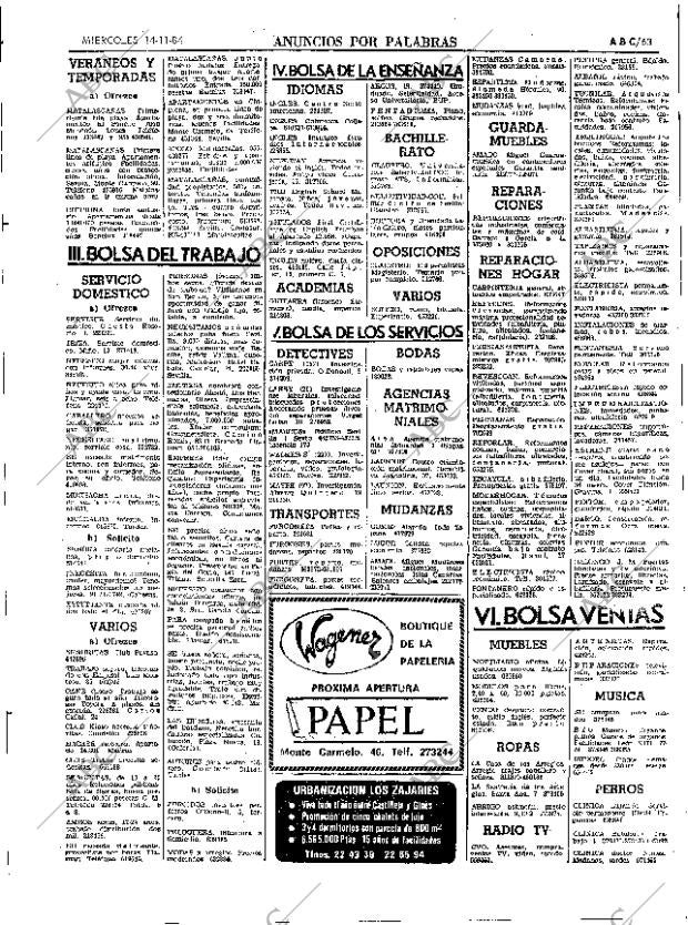 ABC SEVILLA 14-11-1984 página 63