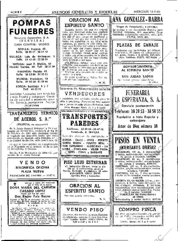ABC SEVILLA 14-11-1984 página 66