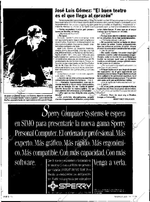 ABC SEVILLA 14-11-1984 página 76