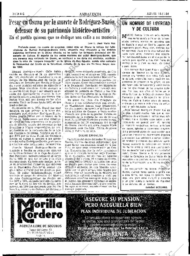 ABC SEVILLA 15-11-1984 página 34