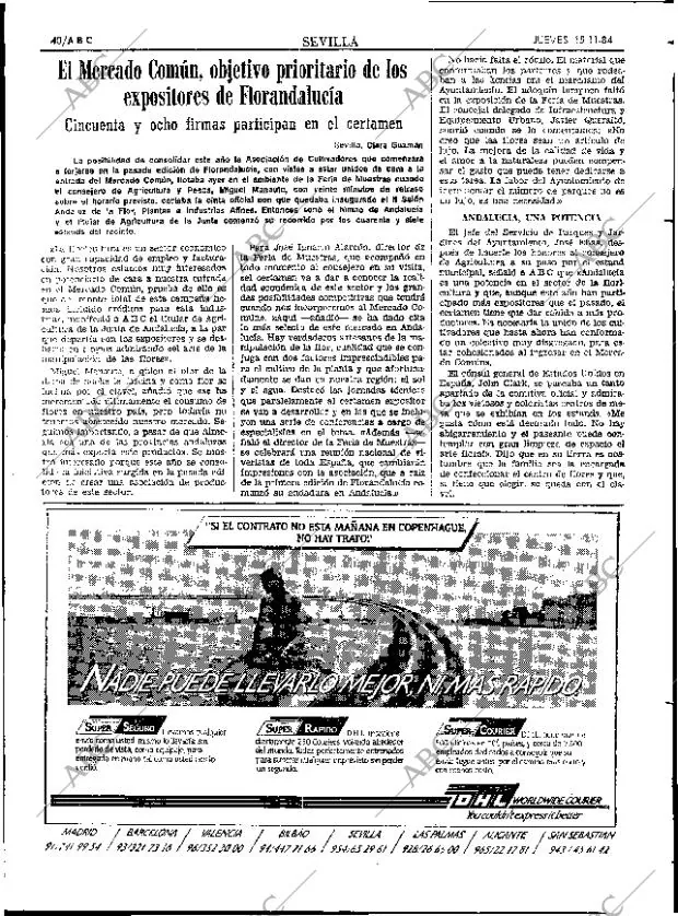 ABC SEVILLA 15-11-1984 página 40