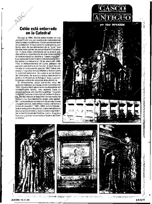ABC SEVILLA 15-11-1984 página 77