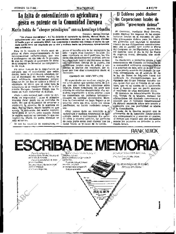 ABC SEVILLA 16-11-1984 página 19