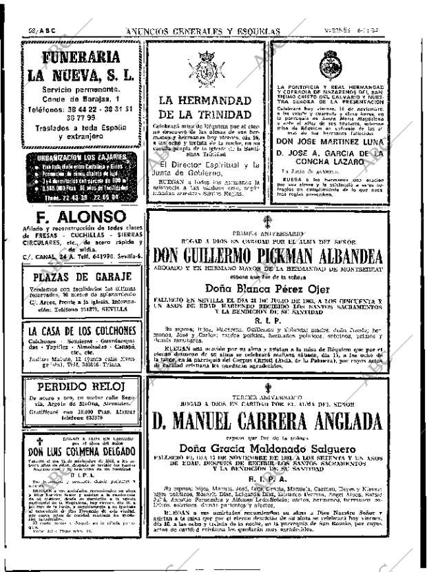 ABC SEVILLA 16-11-1984 página 58