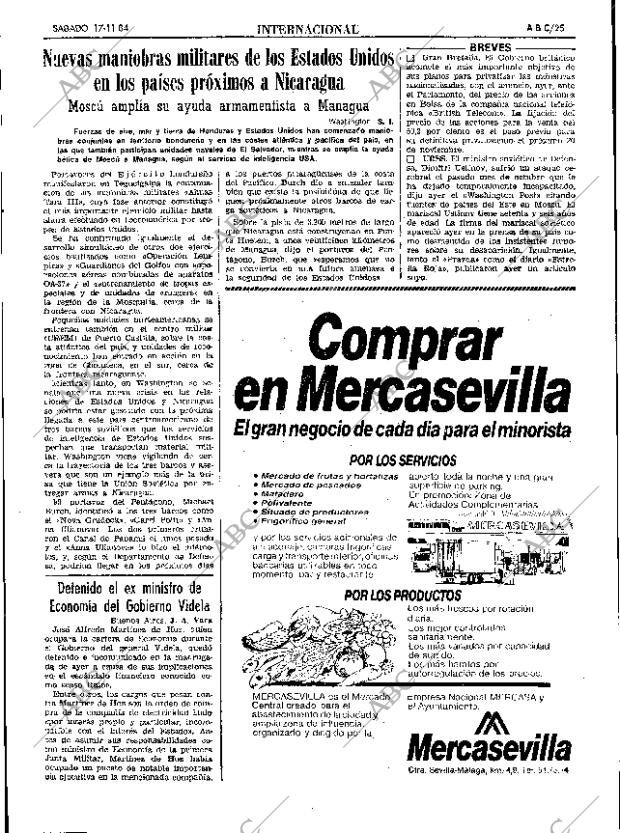ABC SEVILLA 17-11-1984 página 25