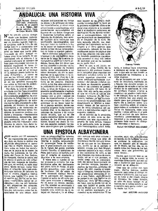 ABC SEVILLA 17-11-1984 página 39