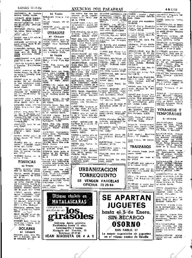 ABC SEVILLA 17-11-1984 página 55