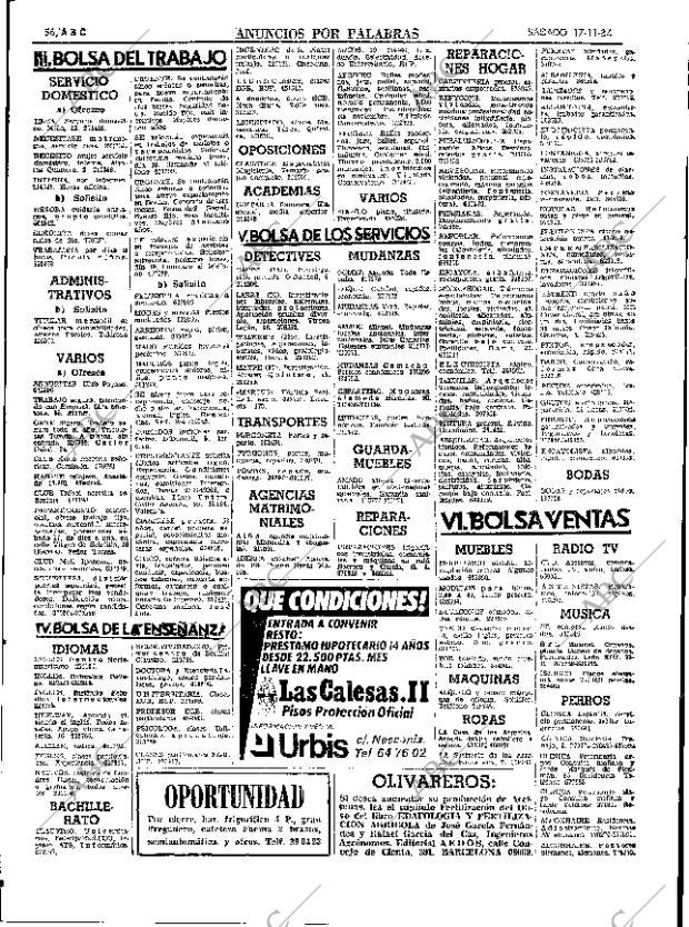 ABC SEVILLA 17-11-1984 página 56