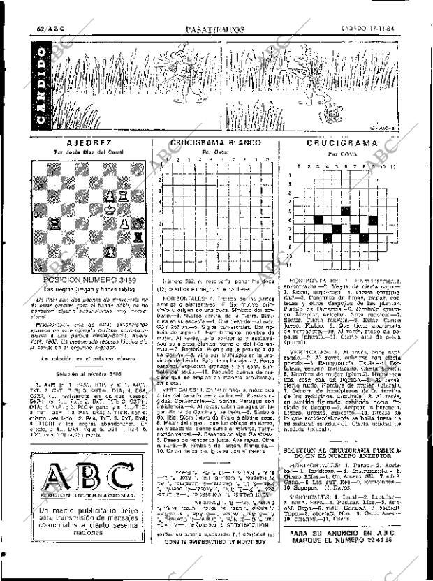 ABC SEVILLA 17-11-1984 página 62